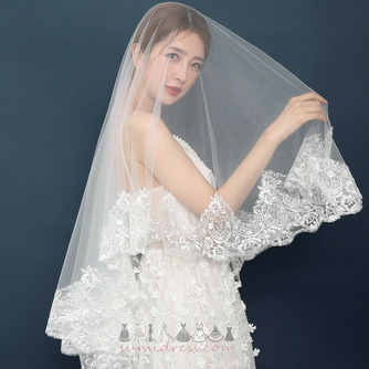 Perkahwinan Lace Veil Pengantin Aksesori Tudung Pendek Tudung Sumidress