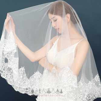 Perkahwinan Lace Veil Pengantin Aksesori Tudung Pendek Tudung Sumidress