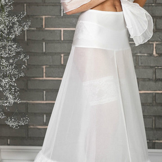 Kleita pilnas divas skrūvējamas apmales balta kāzu apakšbikses -  Sumidress.com