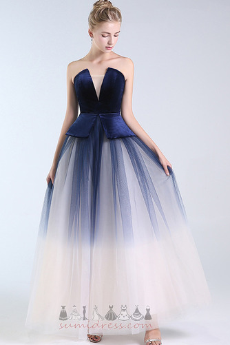 Gaun Prom Tanpa Lengan Pinggang Semulajadi Bersinar Bertakuk Satu Garisan Sumidress