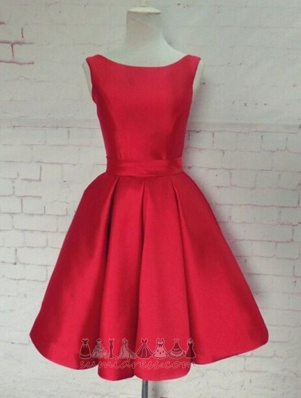 A-Line Kolena délka Show / Performance Satén Bez rukávů S hlubokým výstřihem koktejlové šaty