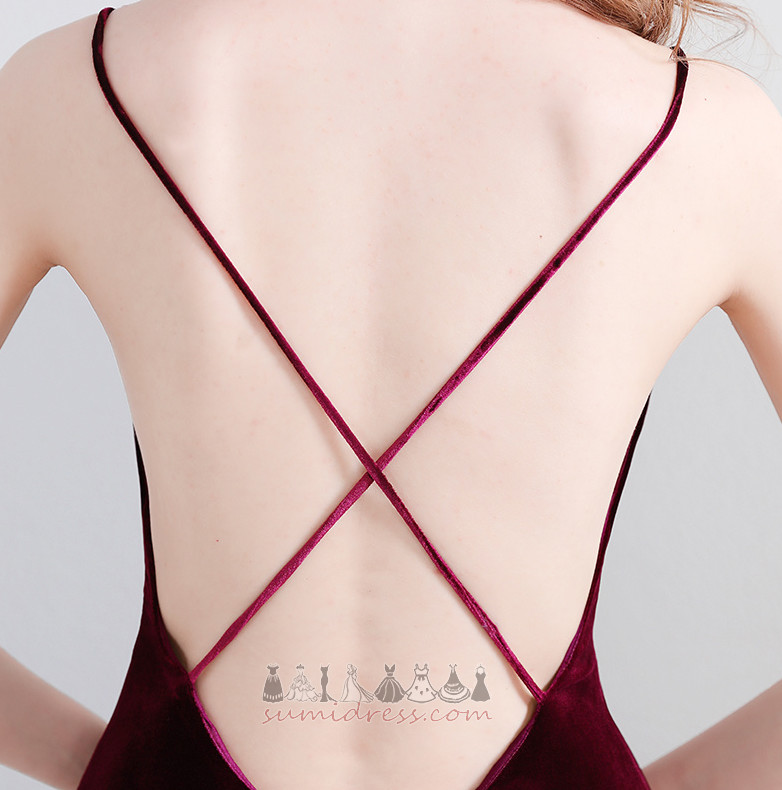 A-Line Show / Performance Jaro Špagety Rozdělit přední Elegantní Plesové šaty