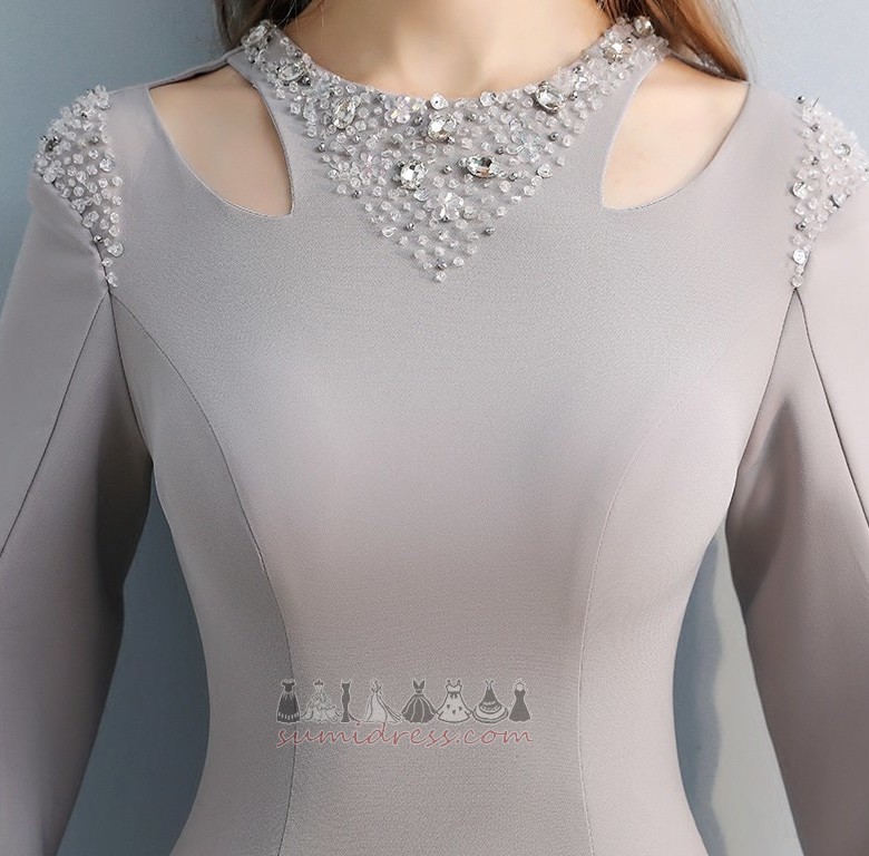 Abito da cocktail decorato Delicato Angelo Satin Petite Tubino