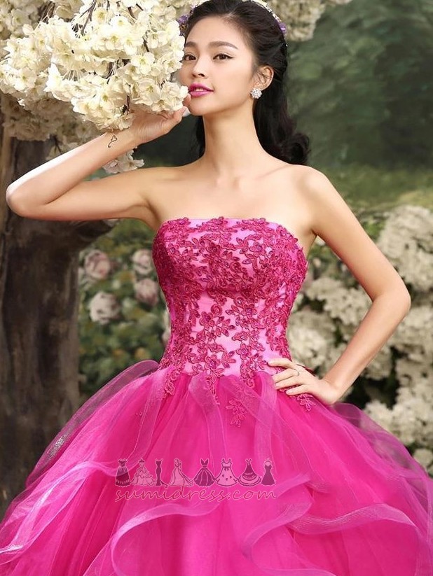 Ankle Length Formal Sleeveless Natural Waist Ball Tulle Quinceanera Dress
