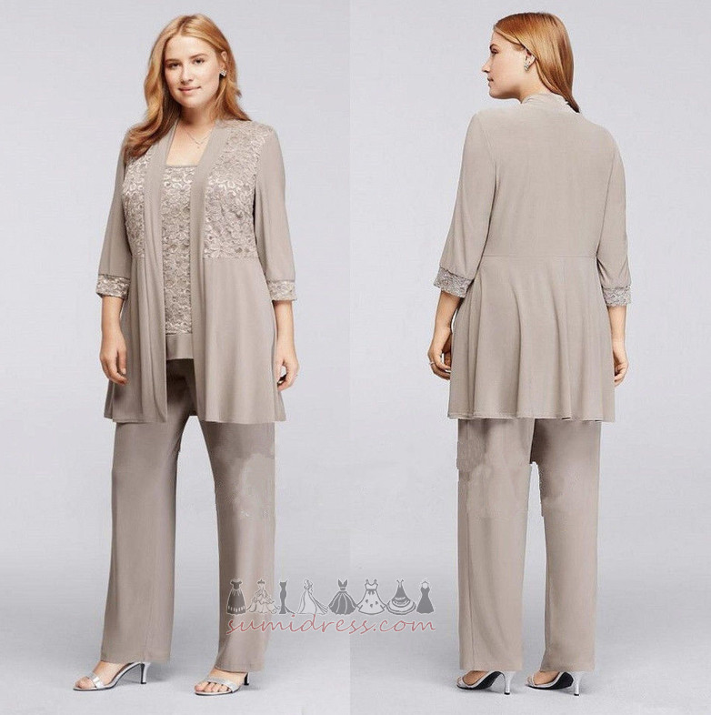Ankle Length With Pants Square Rectangle Beading Commute/Office Pants Suit Dresses