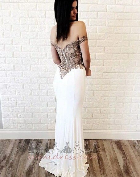 Applique Sexy Ball Backless Spring Chiffon Evening gown