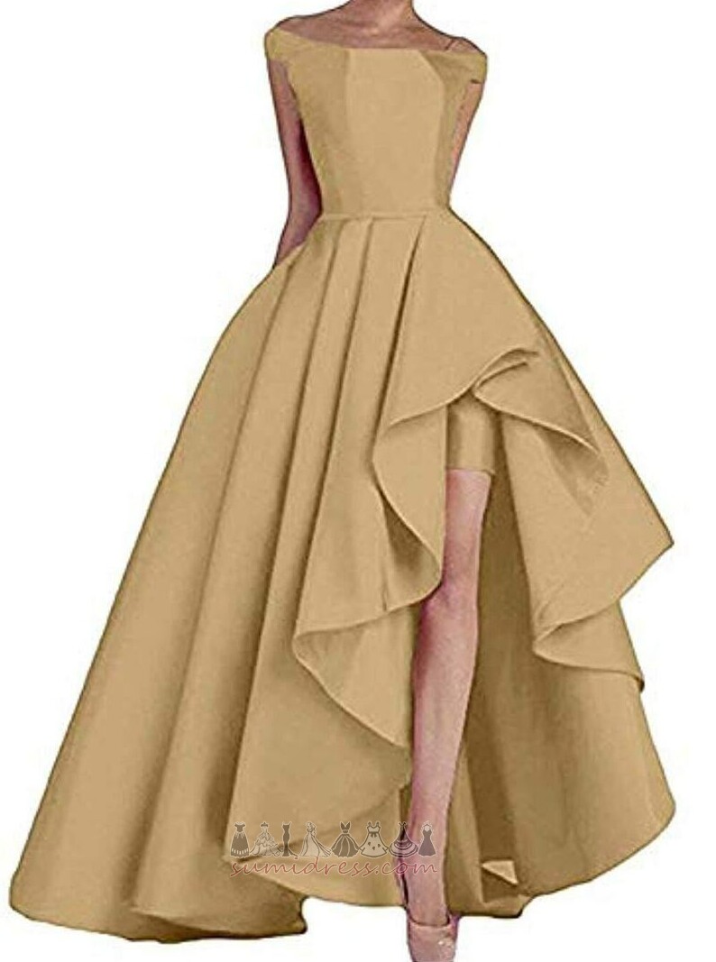 Asymetrický Střední pasu Off-The-rameno čalouněné Hruška Prodej Plesové šaty