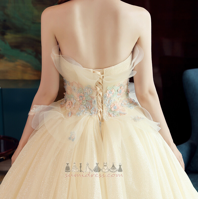 Backless A-Line Fall Formal Floor Length Natural Waist Wedding skirt