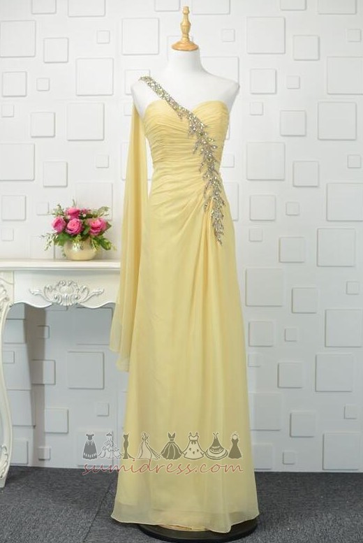 Ball Jewel Bodice Zipper Up Floor Length Natural Waist A-Line Evening Dress