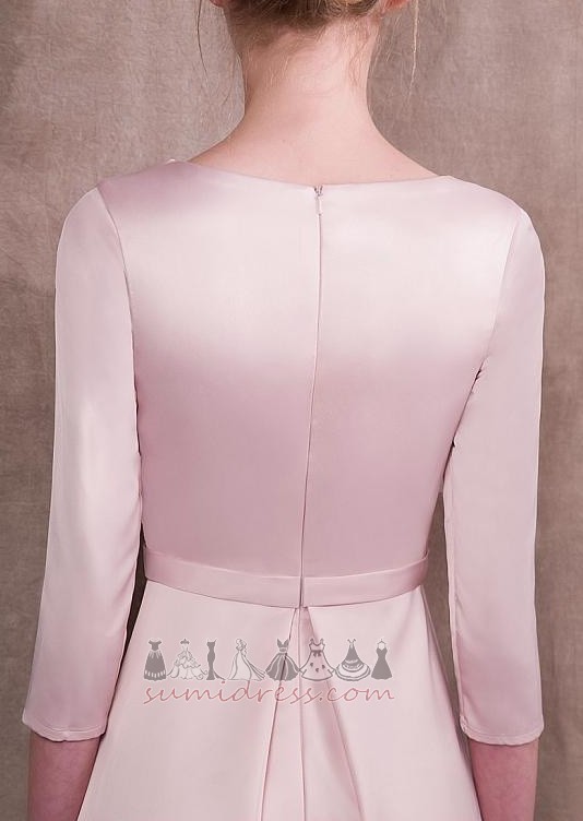 banquet Elegant T-shirt Suit Ankle Length 3/4 Length Sleeves Evening Dress