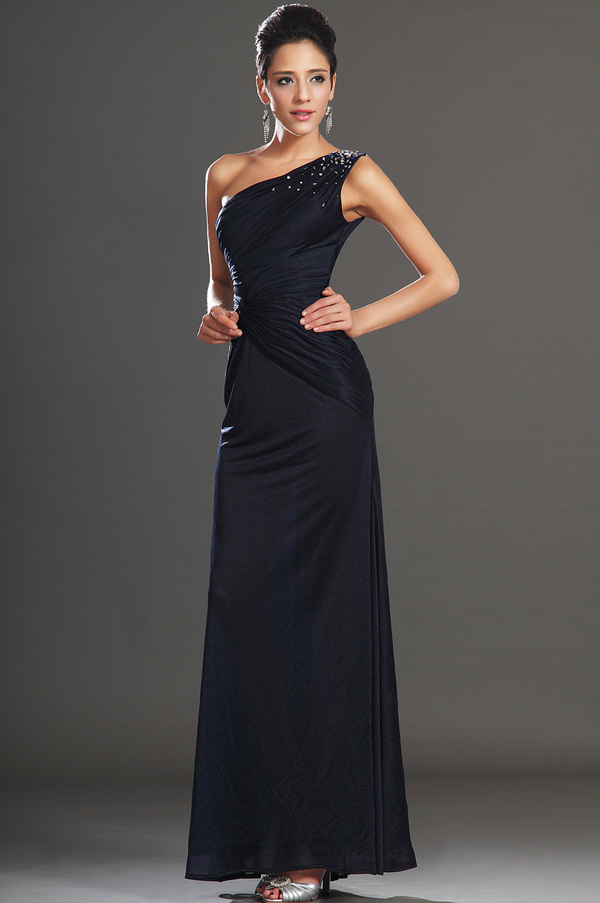 Beading Elegant Floor Length Hourglass Zipper Up Summer Evening Dress