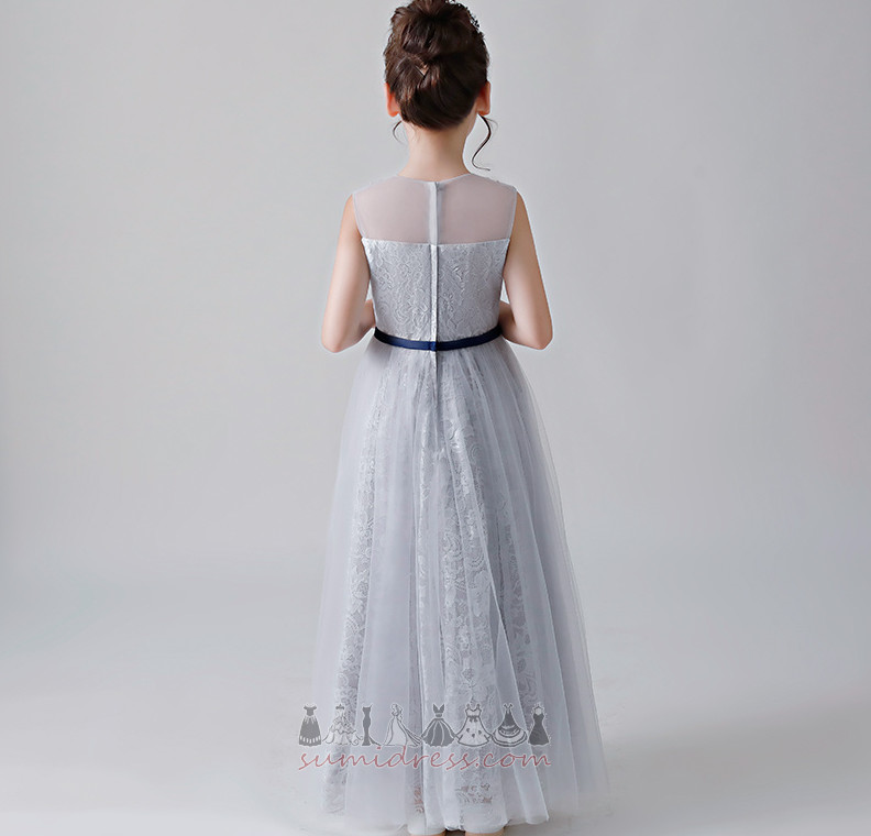 Berankovis Tiulis Kulkšnies ilgio Linija Gamtos juosmens Ornamento formavimas Maža mergaitė suknelė