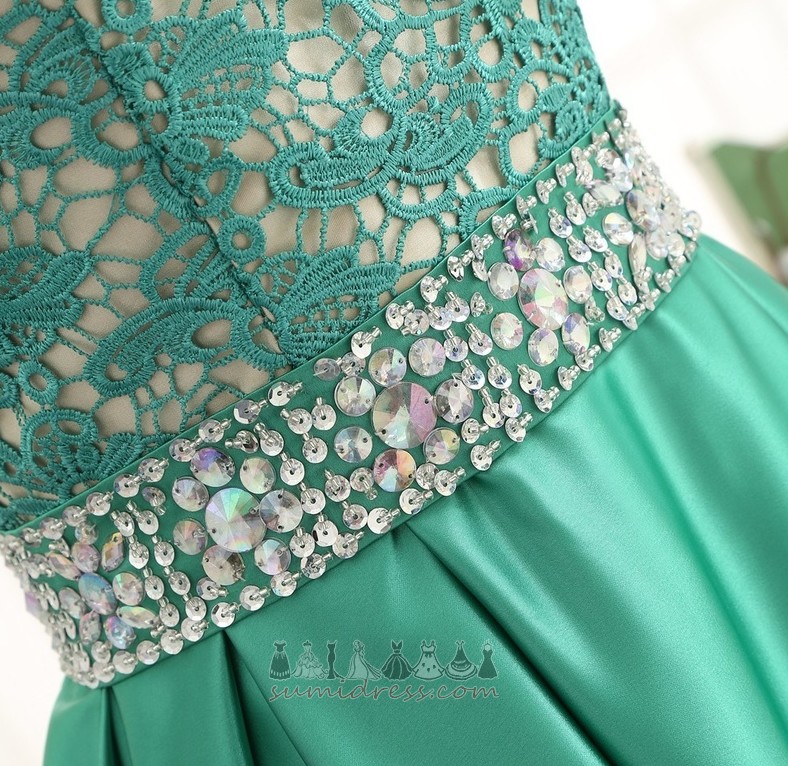 Bez rukava Duboko v vrat Crta Zamah vlak Kat Duljina Elegantan Maturalne haljina