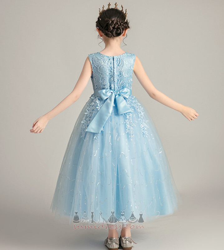Bez rukava Til Formalan Ljeto Prirodne struka Dragulj Djeca haljina