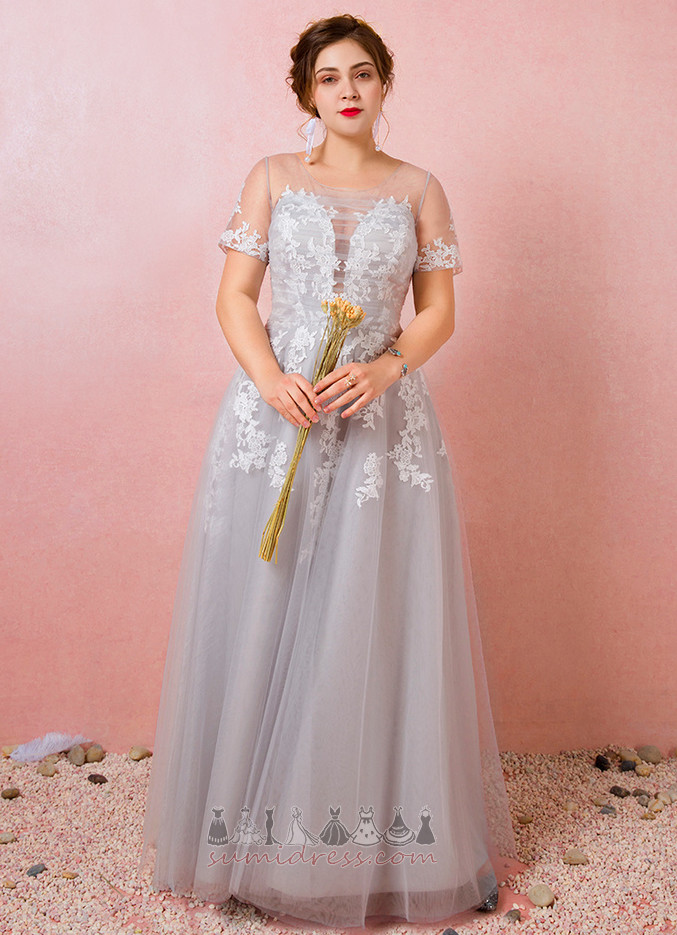 Binding Short Sleeves Lace Overlay Lace Lace Elegant Bridesmaid Dress