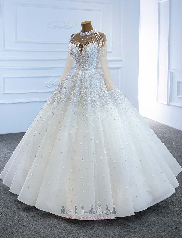 Босоніжки коштовність прикрашений ліф розкішний середа потовщення Весільна сукня