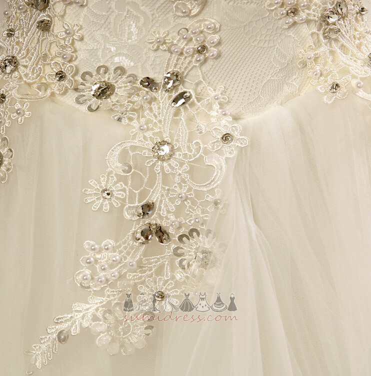 Босоніжки потовщення довжина підлоги розгортки поїзд природні Талія Весільна сукня
