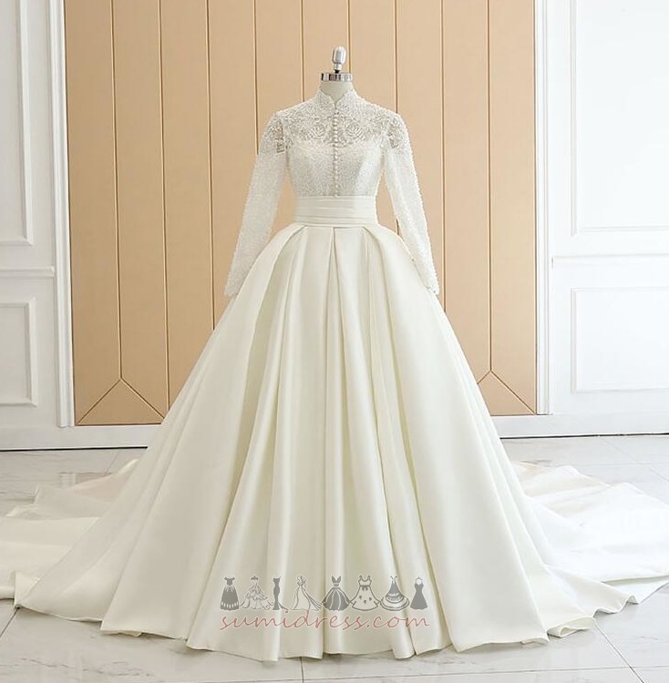 Cathedral Train Church A-Line Long Formal T-shirt Wedding gown