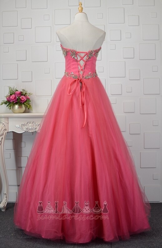 Ceremony Floor Length Backless A-Line Formal Sweetheart Quinceanera Dress