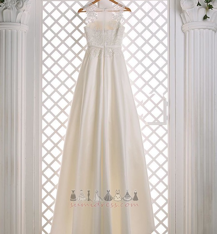 Csipke Természetes derék közepes Vonalú Elegáns Csipke Overlay Menyasszonyi ruha
