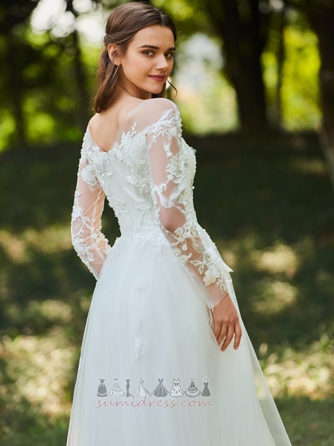 Dolgimi rokavi Zadrgo navzgor Iluzija rokavi Dolžina tal Črte Poročna obleka