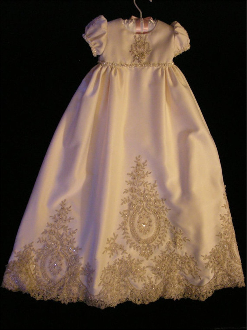 Dragulj Dugo Visoka natkrivena Proljeće Prirodne struka Princeza Djeca haljina