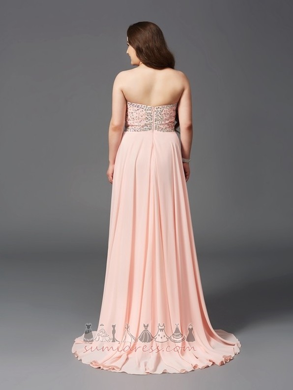 Draped Natural Waist Floor Length Backless Chiffon A-Line Evening Dress