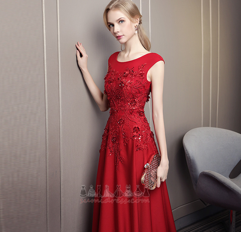 Draped Sleeveless Lace Overlay Formal Jewel Satin Evening Dress