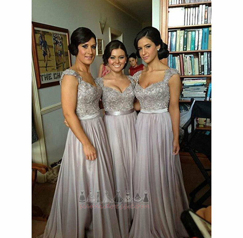 Druhna sukienki Długi Średni Ślub Naturalne talii Koronki Nanoszone