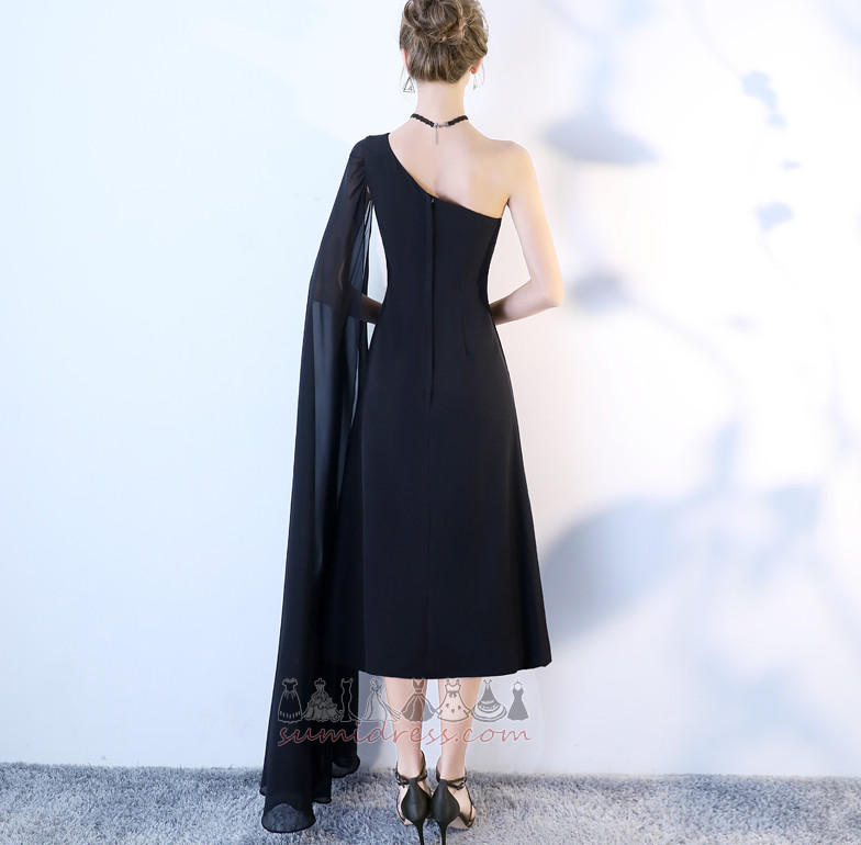 Elegant Chiffon Medium Parti Te-længde Sommer Aften kjole
