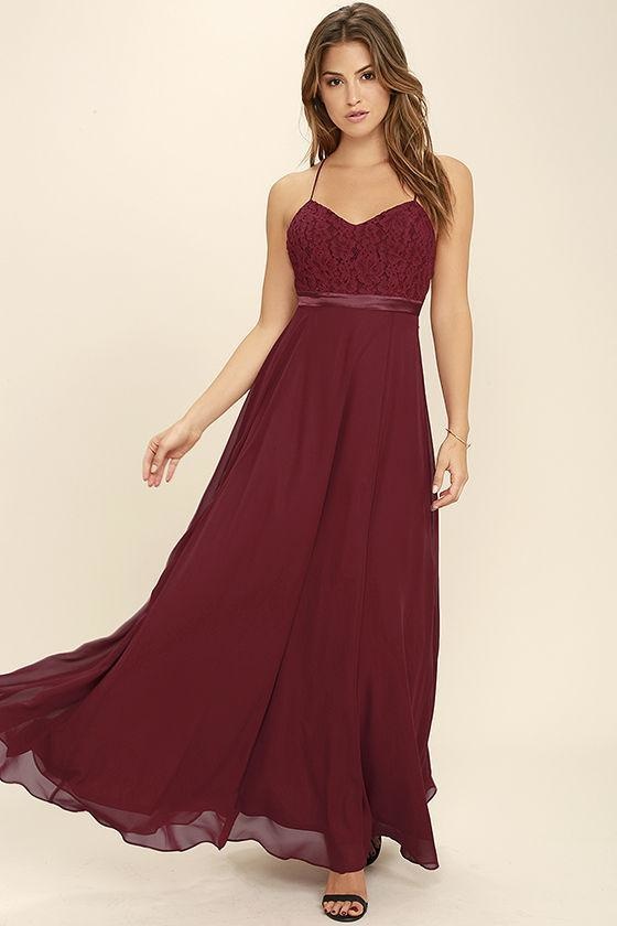 Elegant Lace banquet Long Sleeves Natural Waist Zipper Up Bridesmaid Dress