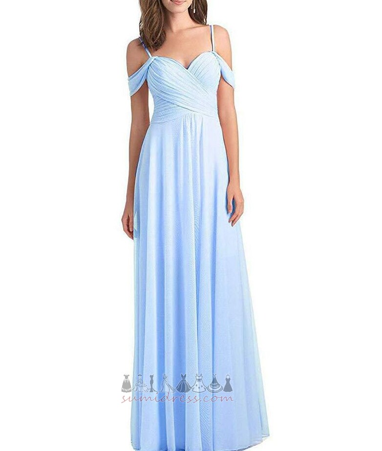 Elegantiškas Ilgai Nėriniai-up Rutulys Puoštas Šifonas Vakarinės suknelė