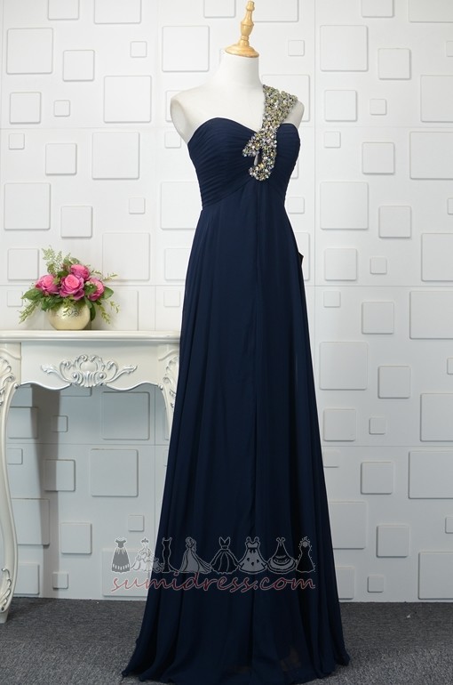 Elegantno Dolžina tal Zabava Draped Brez rokavov Zadrgo navzgor Večer krilo