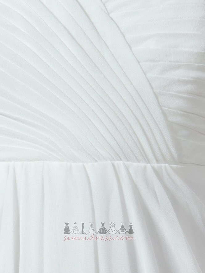 Elegantno Povodcem Sweep vlak Brez rokavov Zunanji Materinstvo Poročna obleka
