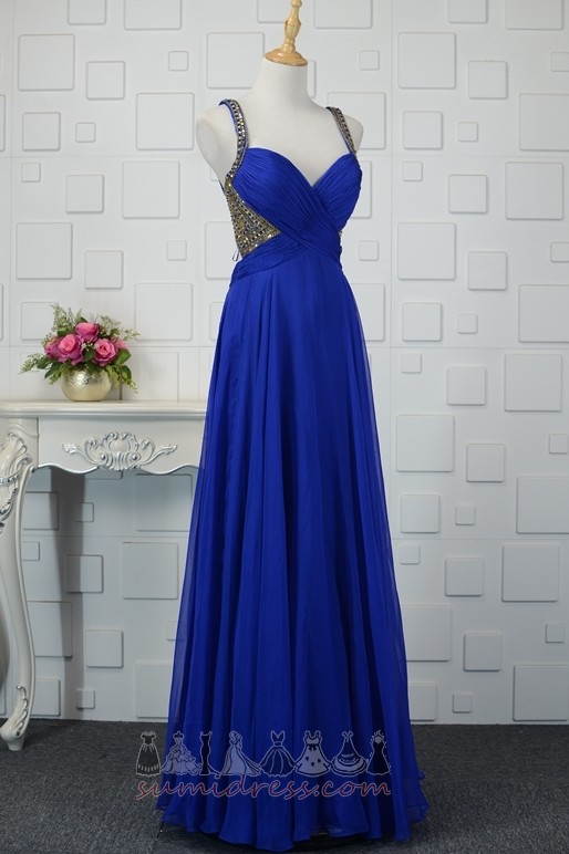 Empire Sleeveless Summer Pleated Bodice Backless Medium Prom gown