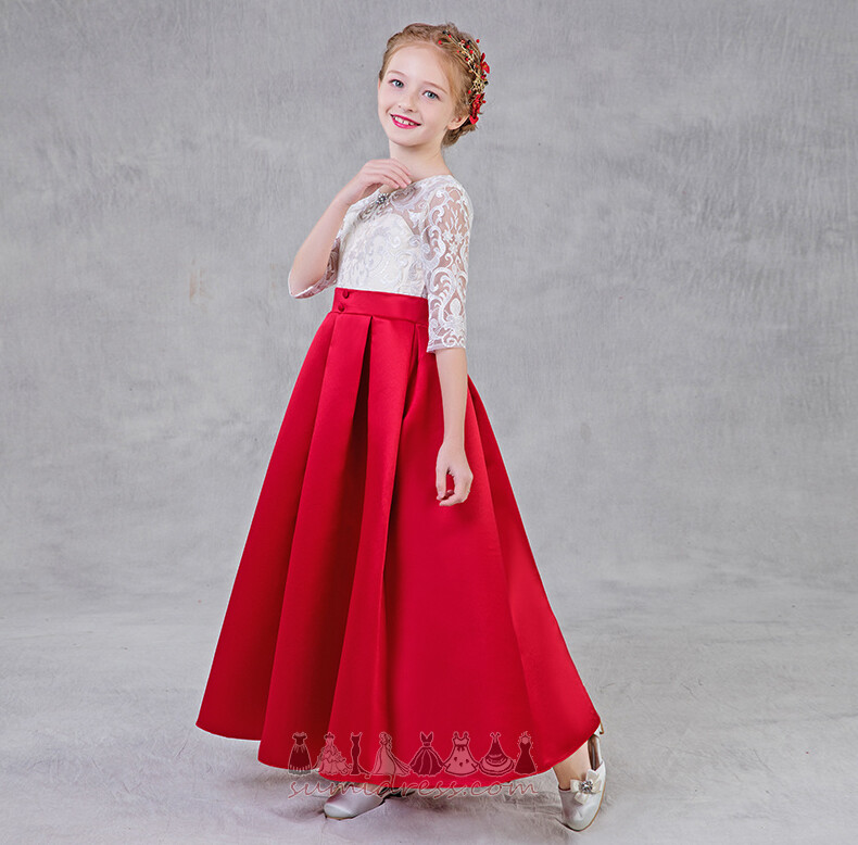 Floor Length Ball Sheer Back A-Line Natural Waist Medium Little girl dress