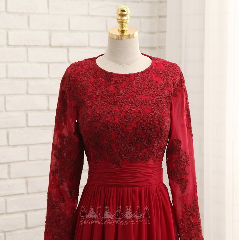 Floor Length Medium Natural Waist T-shirt Accented Bow Applique Mother Dress