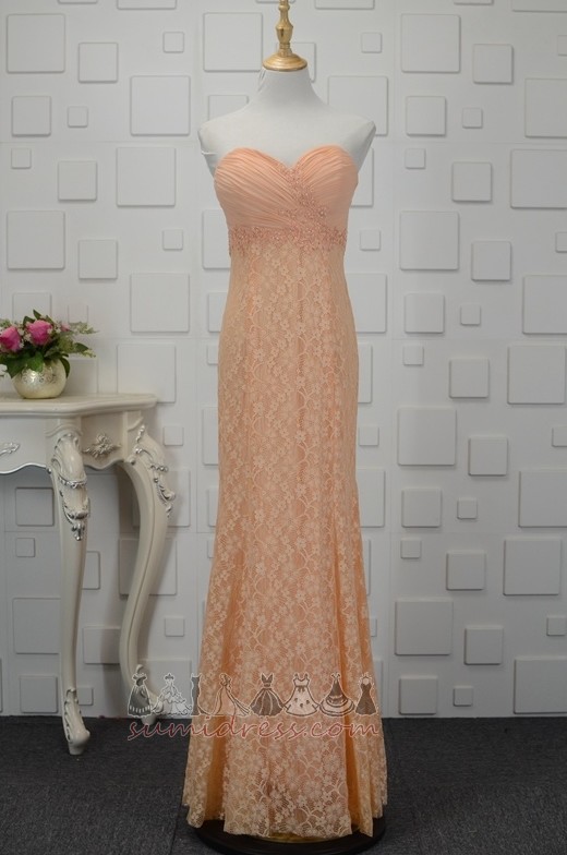 Floor Length Spring Wedding Sleeveless Elegant Lace Evening Dress