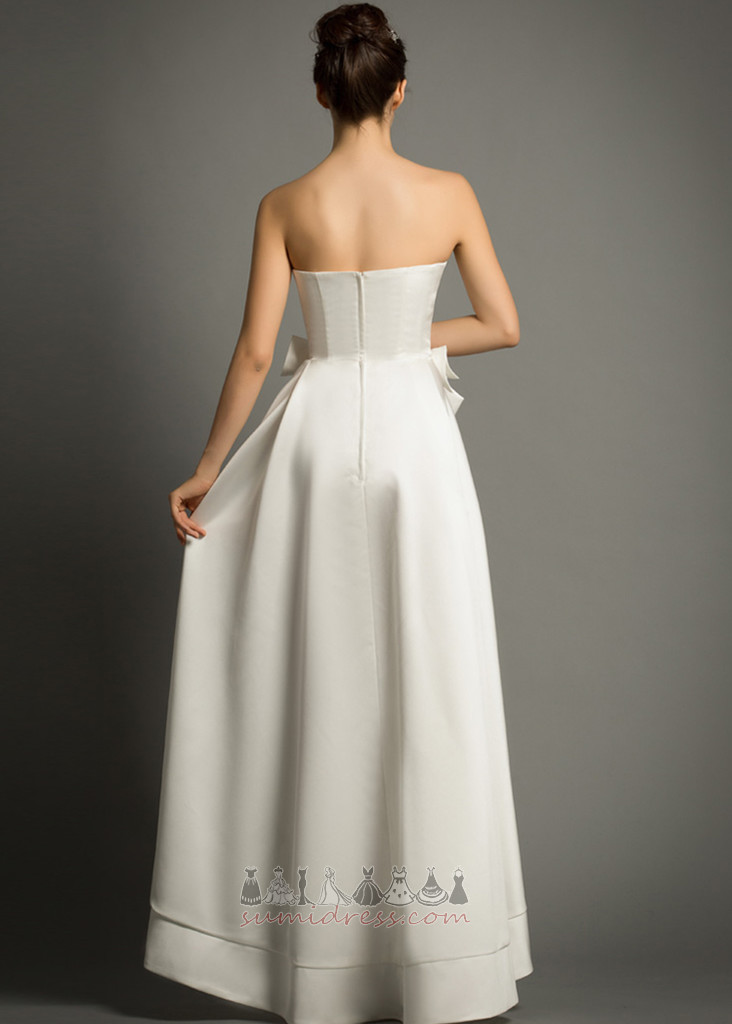 Floor Length Zipper A-Line Elegant Sweetheart Outdoor Wedding Dress