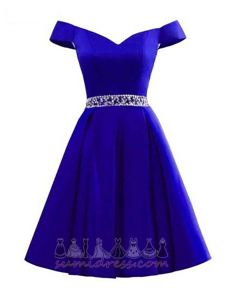 φόρεμα κοκτέιλ Αχλάδι Βαθιά v-λαιμός Φυσικό Λαιμόκοψη V Μέχρι το Γόνατο Πολυτελές