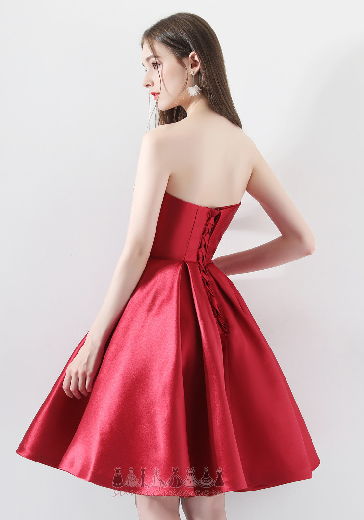 φόρεμα κοκτέιλ Δαντέλα-επάνω Α-Γραμμή Φυσικό αγαπημένος Λαμπερό Καλοκαίρι
