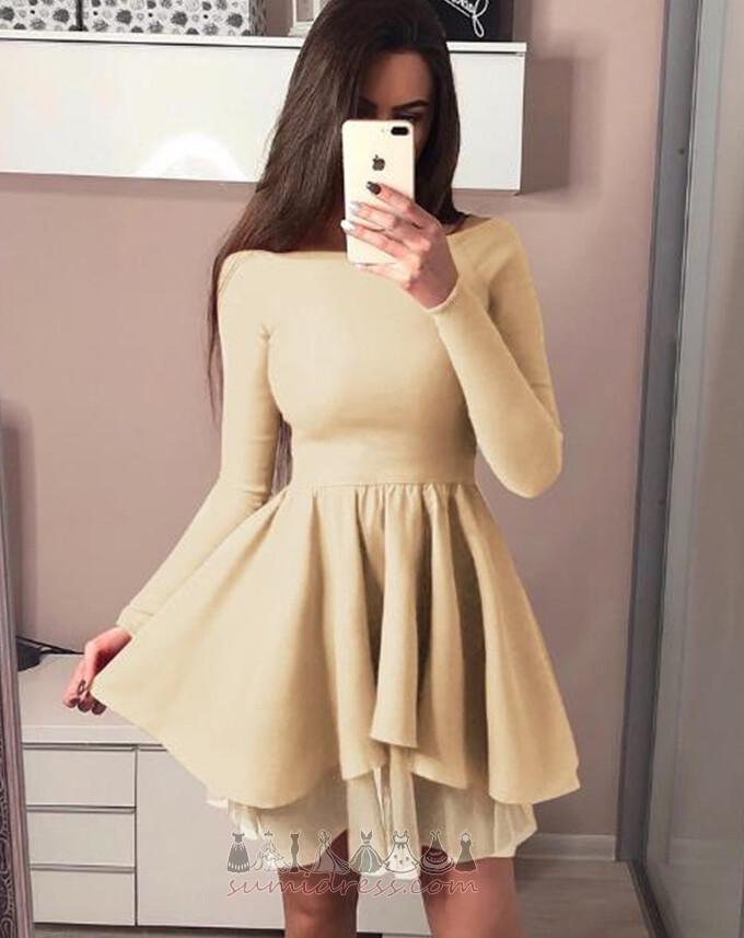 φόρεμα κοκτέιλ Κοντομάνικη μπλούζα Σπαντέξ Εμφάνιση / Απόδοση κλιμακωτή Χειμώνας