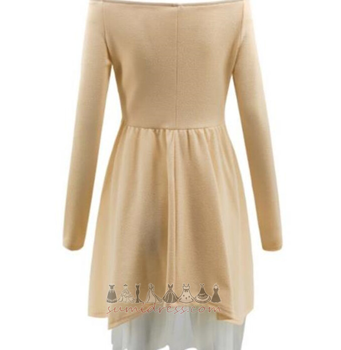 φόρεμα κοκτέιλ Κοντομάνικη μπλούζα Σπαντέξ Εμφάνιση / Απόδοση κλιμακωτή Χειμώνας