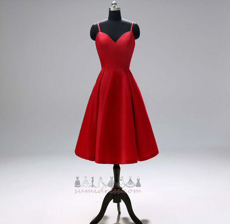 φόρεμα κοκτέιλ Μέχρι το Γόνατο Ανάποδο Τρίγωνο Καλοκαίρι πώληση Φυσικό Αμάνικο