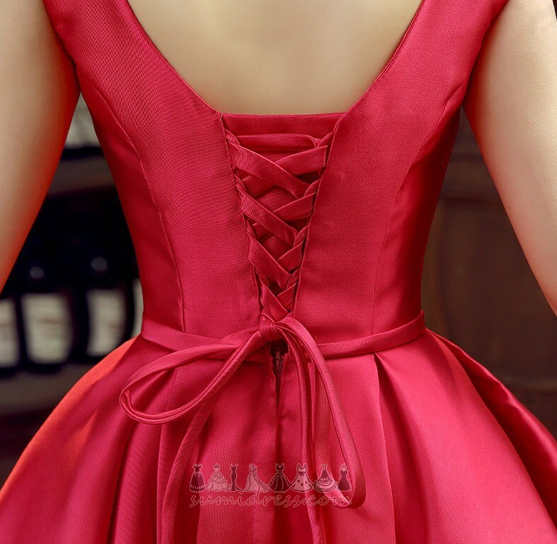 φόρεμα Κοκτέιλ Σατέν Κομψό Φυσικό Αχλάδι πώληση Ντραπέ