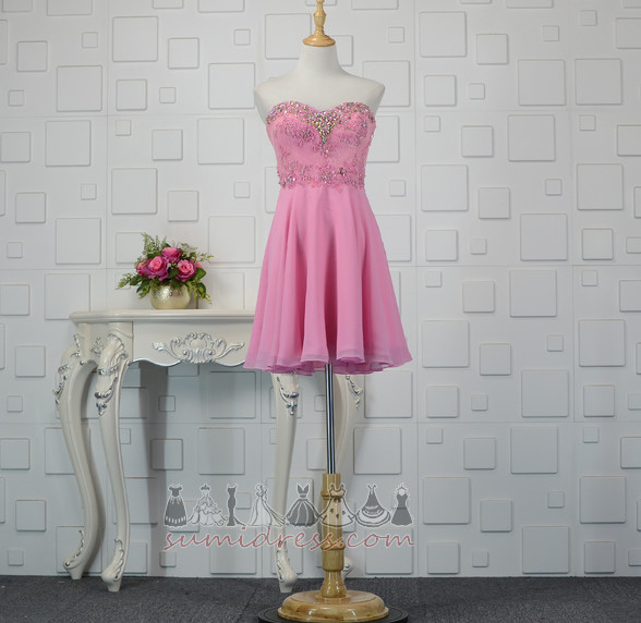 φόρεμα Κοκτέιλ σικ & σύγχρονος πολυεδρικοί μπούστο τρίγωνο σούρα Σιφόν Μπάλα Φυσικό