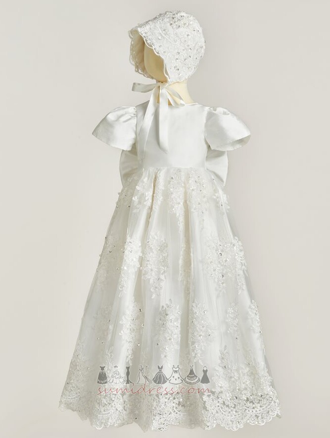 Φόρεμα μωρό Μακρά Κοντομάνικη μπλούζα Μέσον Φθινόπωρο Δαντέλα Καπάκι / καπέλο