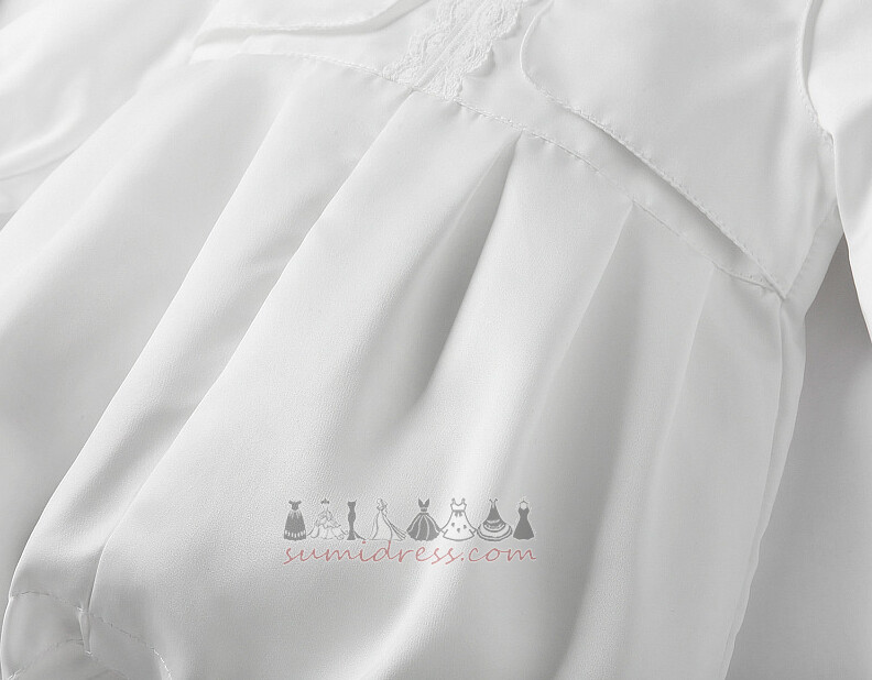 Φόρεμα βάπτισης Λαιμόκοψη V φερμουάρ Ταφτάς Αστράγαλο Μήκος Φυσικό Κοστούμι
