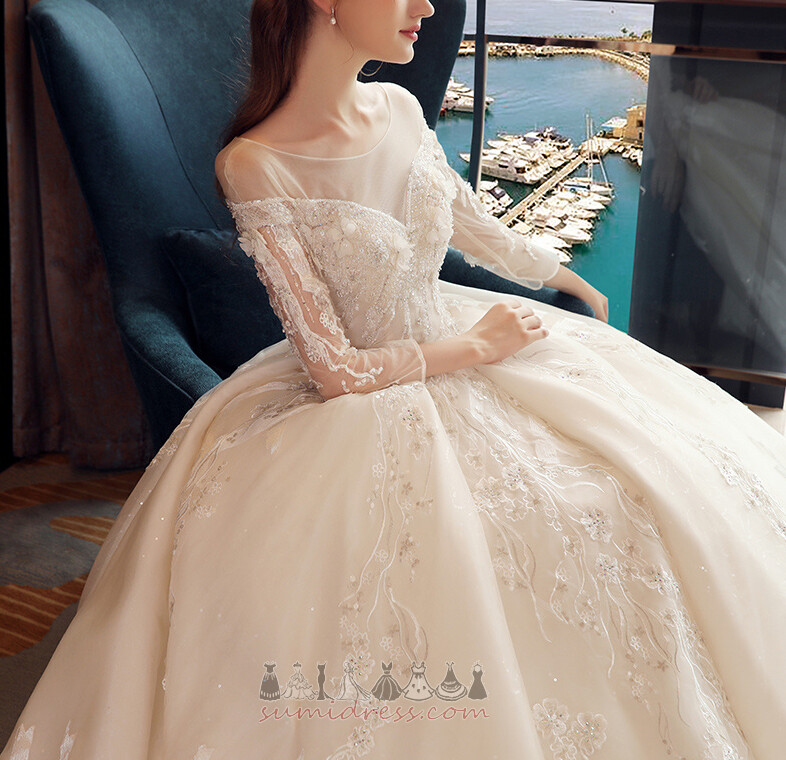 Formalan Srednji Majica Zapertlati Dugim rukavima Crta Vjenčanica