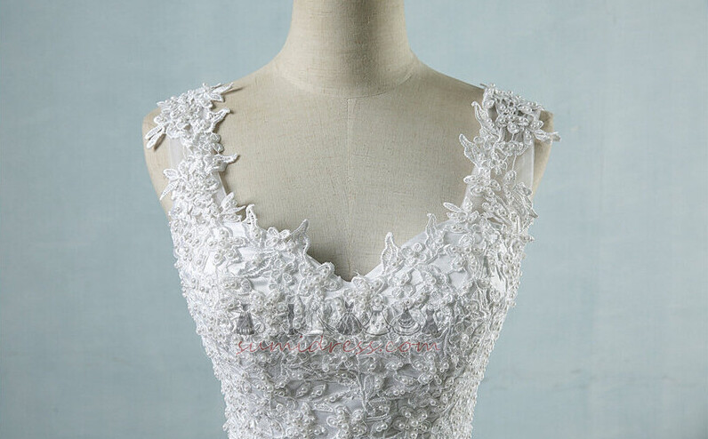 Formella A-linjeformat Hjärtformad Spets-up försäljning Vinter Bröllopsklänning